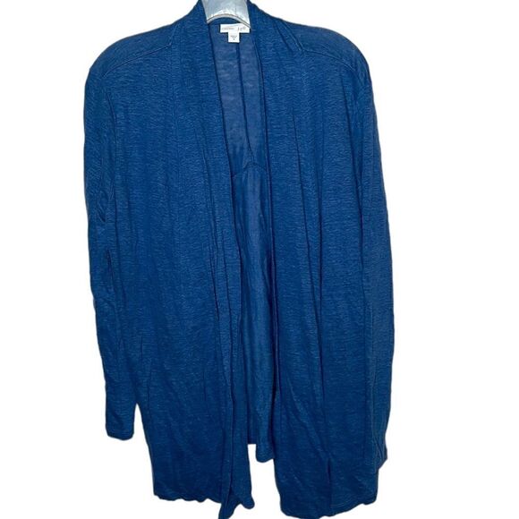 J.Jill Love Linen Open Cardigan Sweater. Size Medium. - Picture 1 of 7